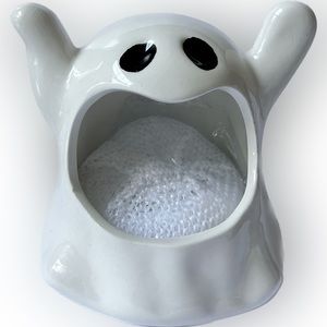 GHOST Halloween Scrub Dish Sponge Holder White Decoration Kitchen Sink New